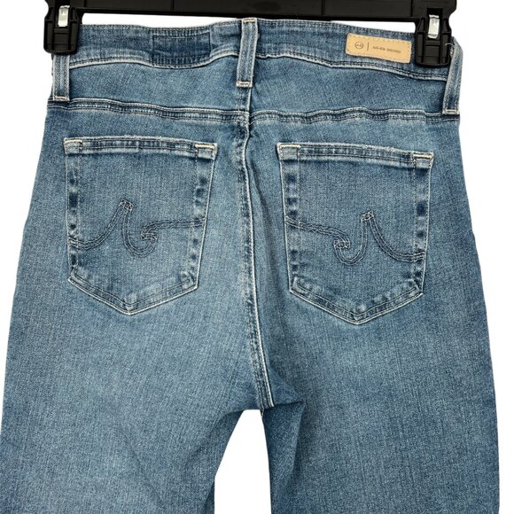 AG Adriana Goldschmied Mari Crop High-Rise Slim Straight Jeans Size 26 - Picture 5 of 15